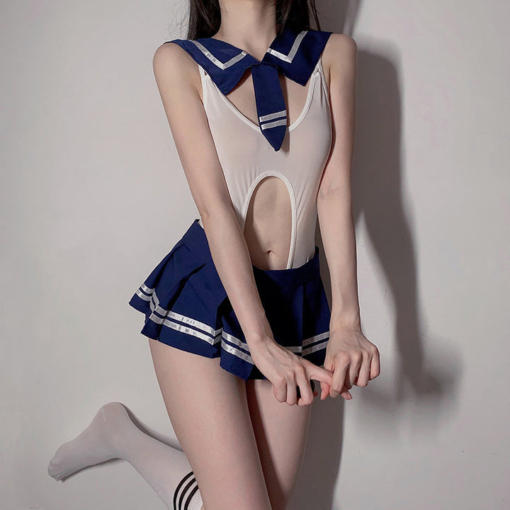 Women's Sailor-Inspired Cosplay Set