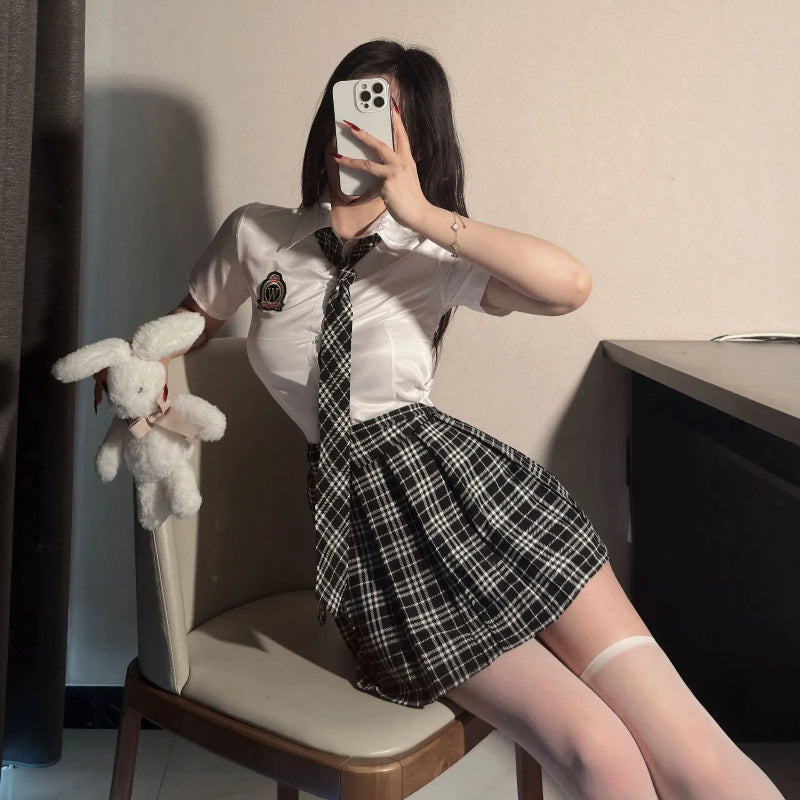 Sexy Schoolgirl Lingerie Set