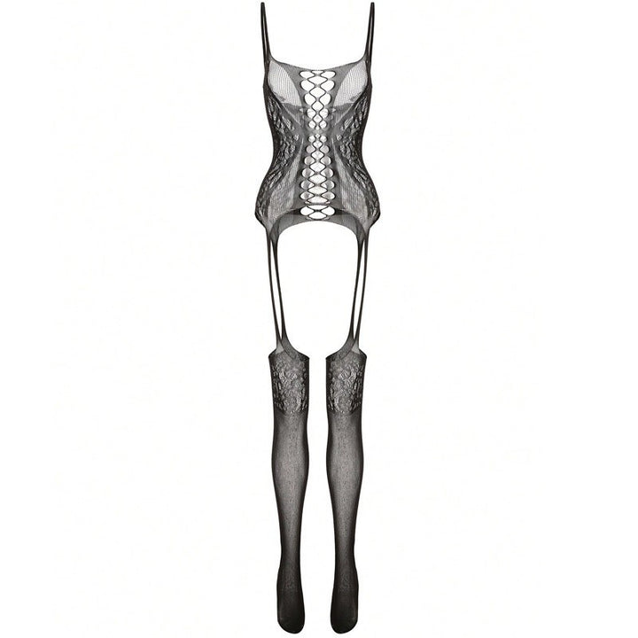 Lace Suspender Bodystocking Set