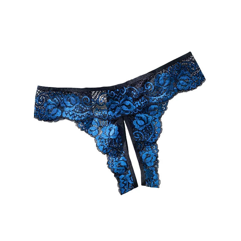 Seductive Lace Open-Crotch Panties — Flirty & Alluring Intimate Lingerie