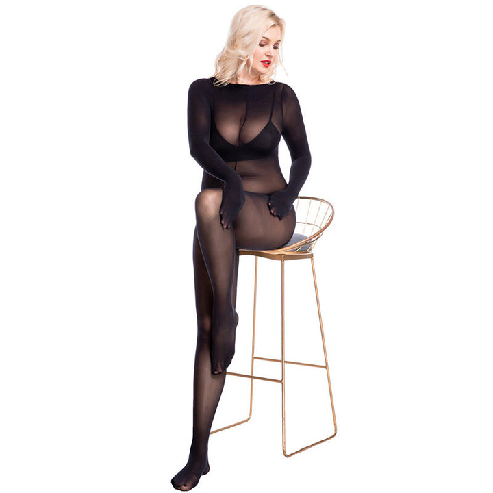 Sheer 3D Mesh Bodysuit Catsuit